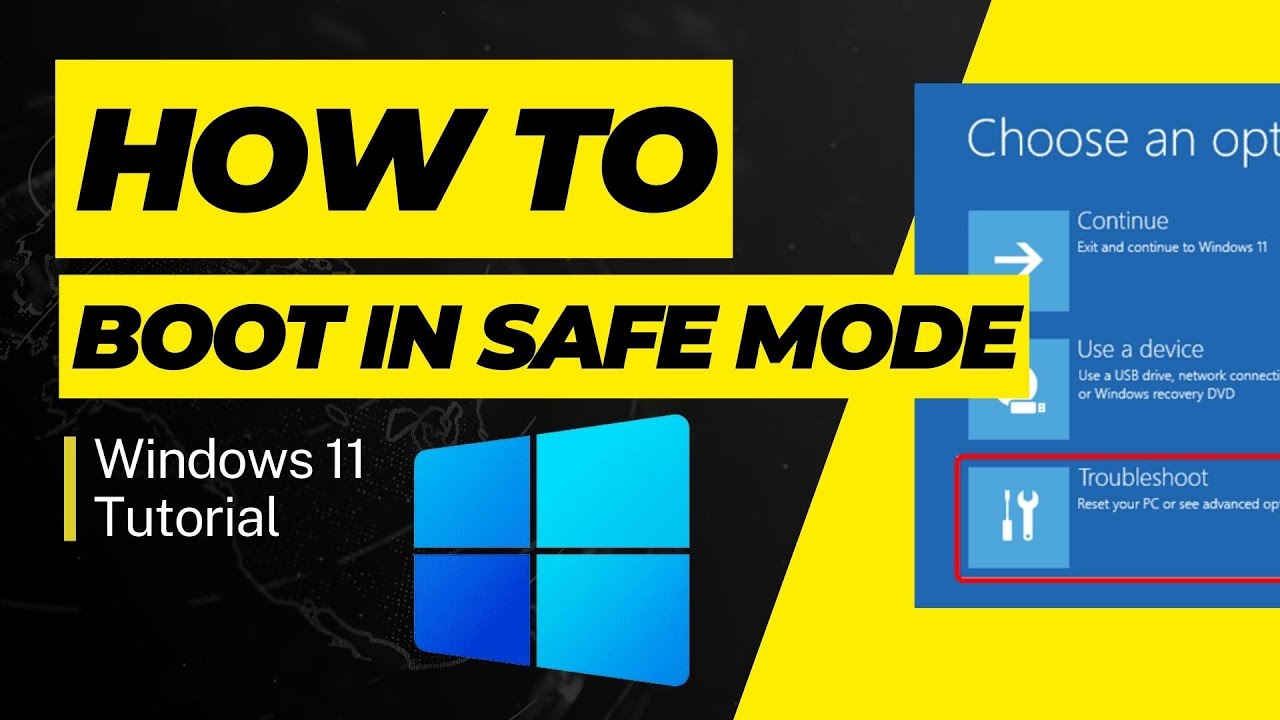 Как загрузиться в безопасном режиме в Windows 11