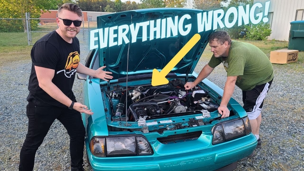 EVERYTHING WRONG WITH THIS CALYPSO FOXBODY 4 CYLINDER TO V8 CONVERSION SWAP!