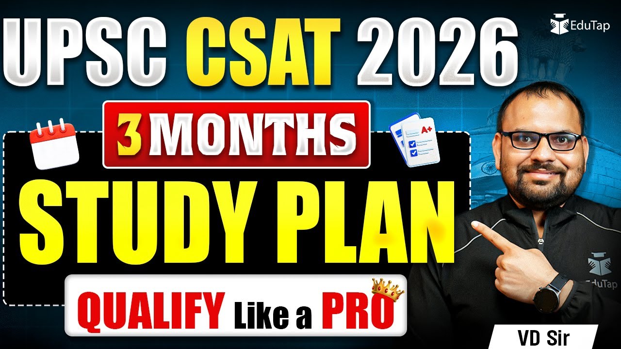 UPSC CSAT 3 Months Preparation Strategy 2026 | How to Prepare for UPSC CSAT?