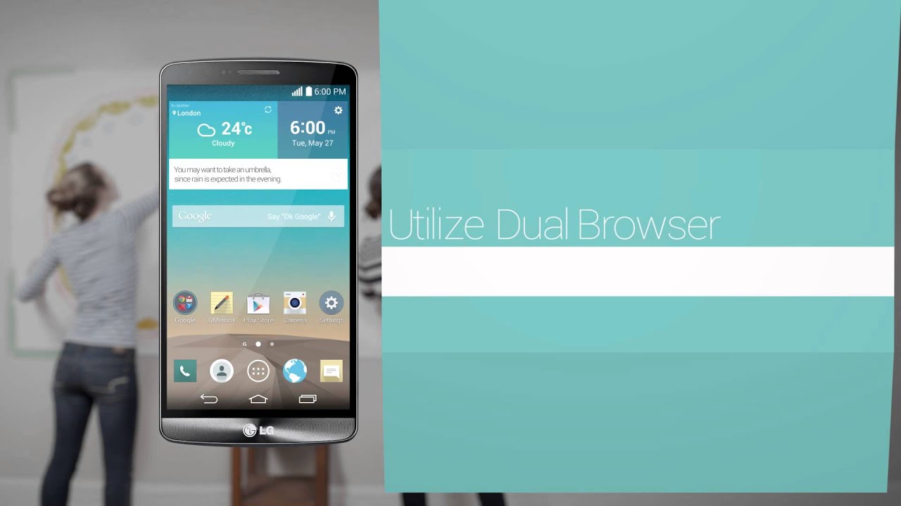LG G3 Smart Tips - Dual window