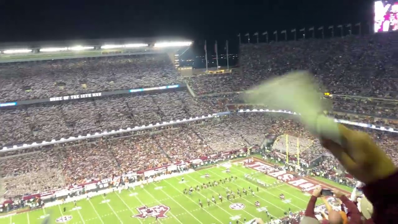 Texas A&M Football Team Entrance vs Texas 2024