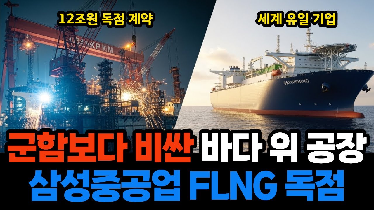 중국도 미국도 못 만든다! 삼성중공업이 세계 유일하게 만드는 4조원짜리 괴물의 정체..