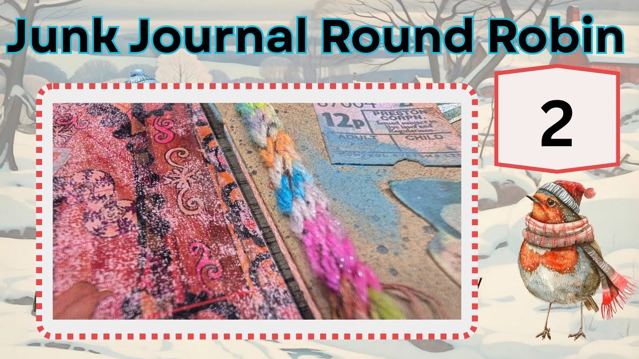 ДЕНЬ 2 | Круговой обзор журнала Junk Journal, осень 2025 г. #jjroundrobin @ChellesCreativeChaos2 ...