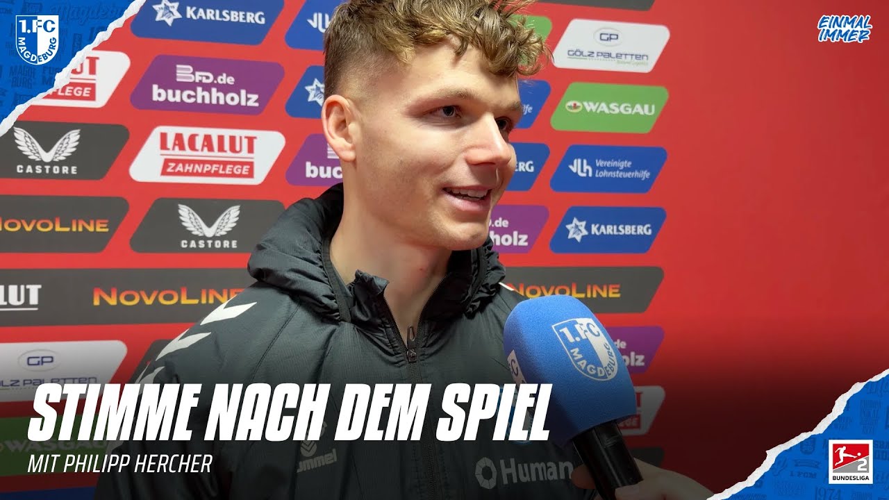 &bdquo;Haben f&uuml;r die Stadt Magdeburg gespielt.&ldquo; | Stimme nach dem Kaiserslautern-Spiel mit Philipp Hercher