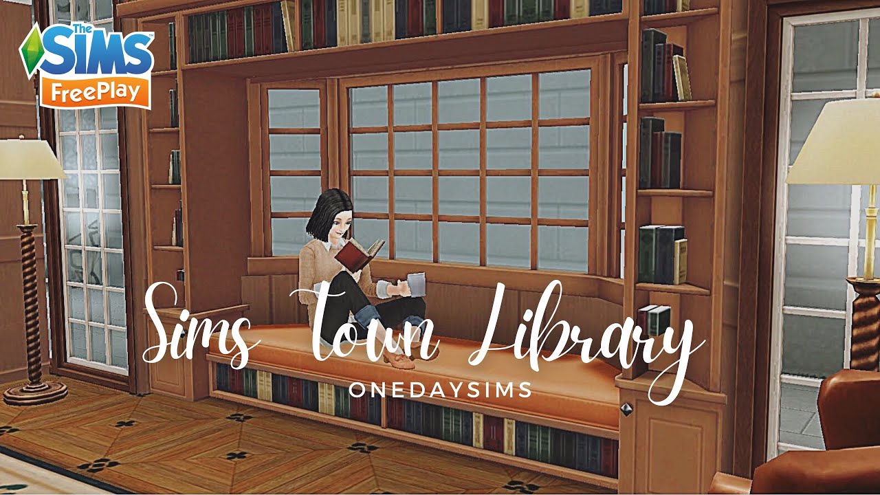 Sims Freeplay | Sims Town Library by onedaysims 📚🥸📖