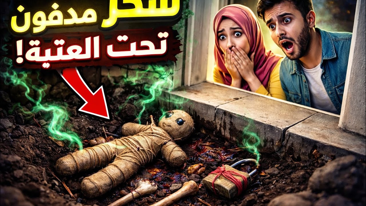 سحر مدفون تحت عتبة البيت… والصدمة اللي دمّرت حياة زوجين 😱 | قصة حقيقية