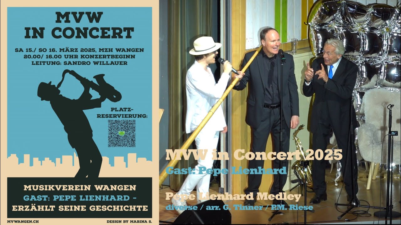 Pepe Lienhard Medley - arr. G. Tinner, P.M. Riese - MV Wangen