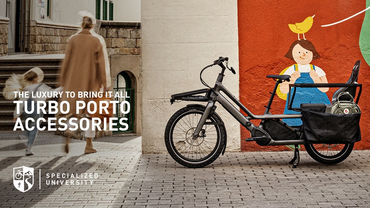 The Specialized Turbo Porto’s accessories provide the luxury to bring it all