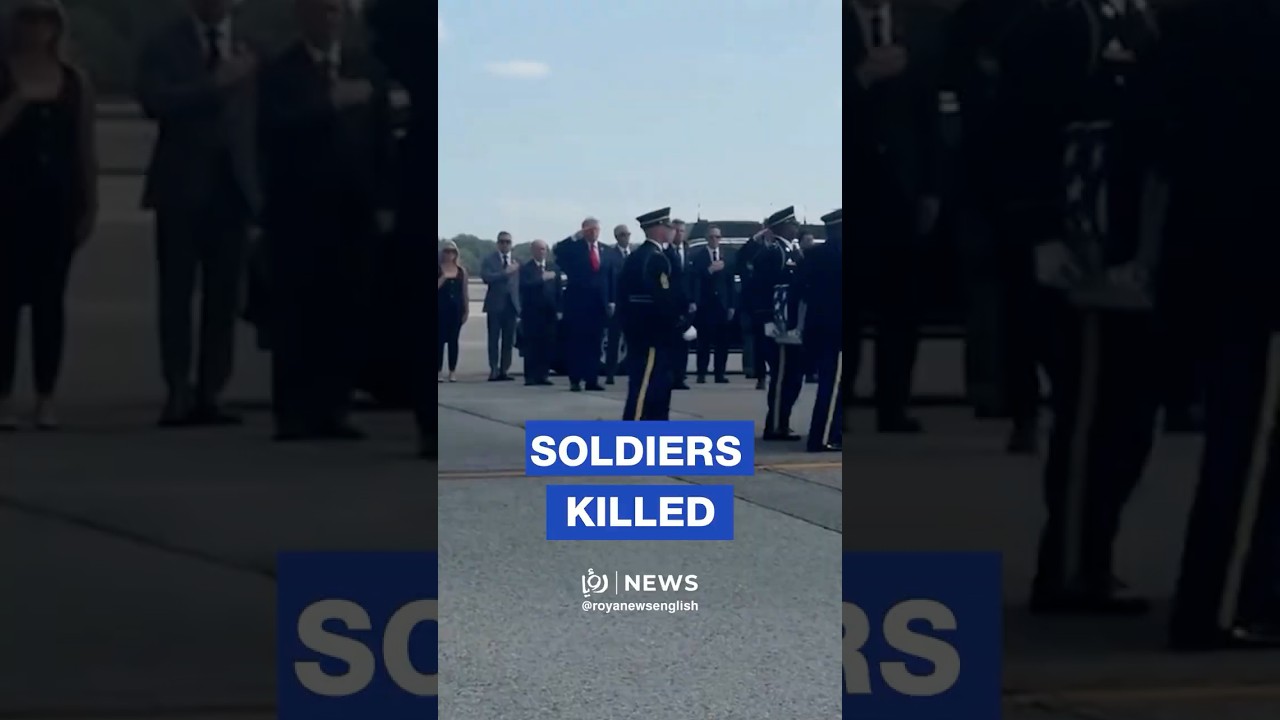 Trump pays tribute to fallen US soldiers