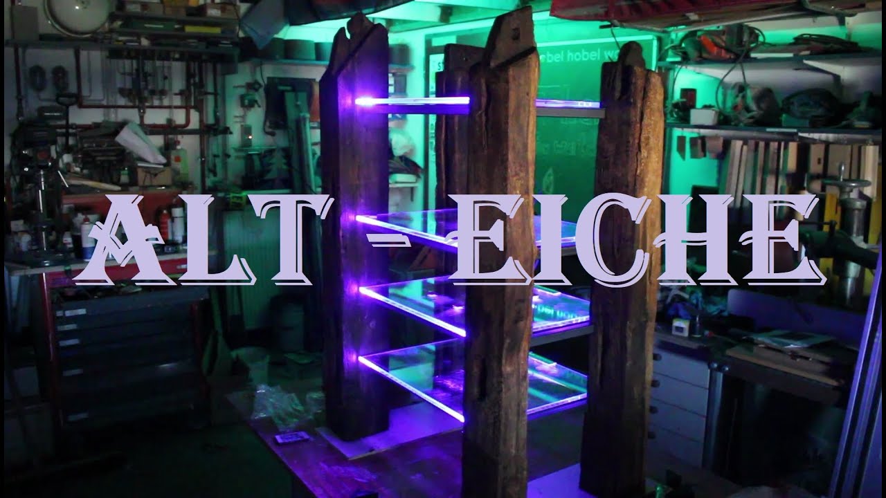 Eiche - Fachwerk - HiFi Rack