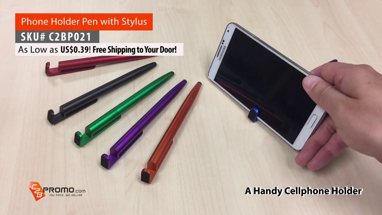 Promotional Phone Holder Pen C2BP021 from C2BPromo.com