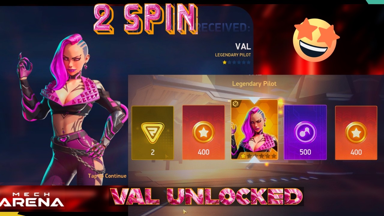 Got VAL in 2 Spins ❤️ — Event Crate Rush!! || Mech Arena || PC Gameplay
