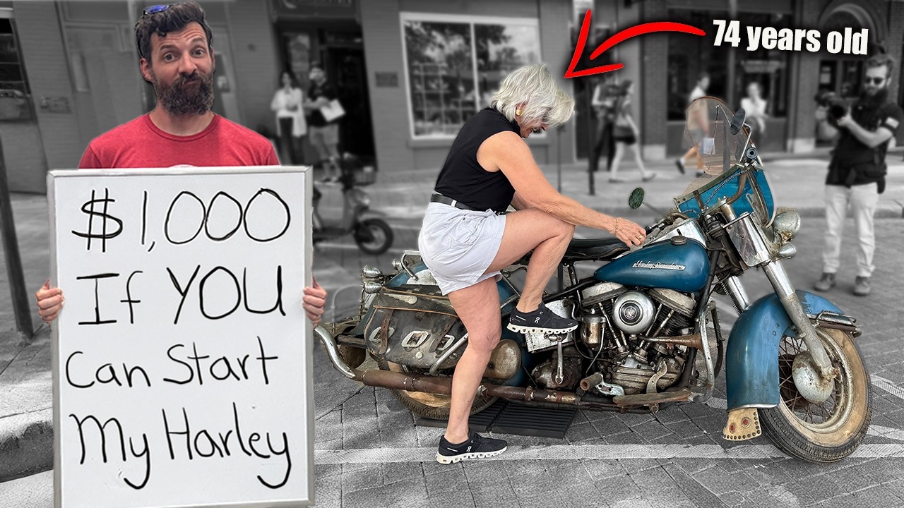 $1,000 to Anyone Who Can Start My $80,000 Harley Motorcycle?