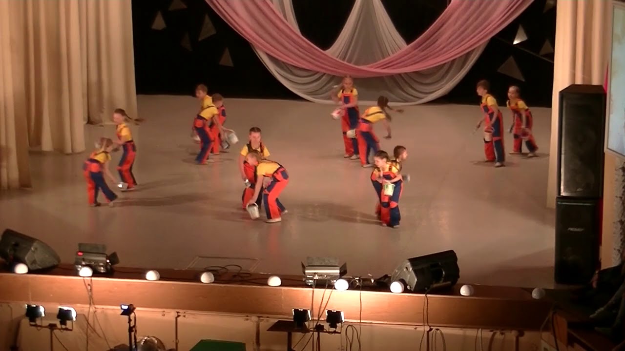 Аквамарин детский танец (children's dance) Маленькие строители