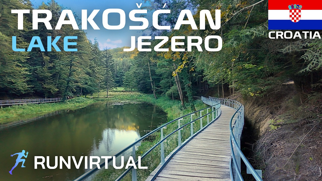 Running in Croatia: Lake Trakošćan