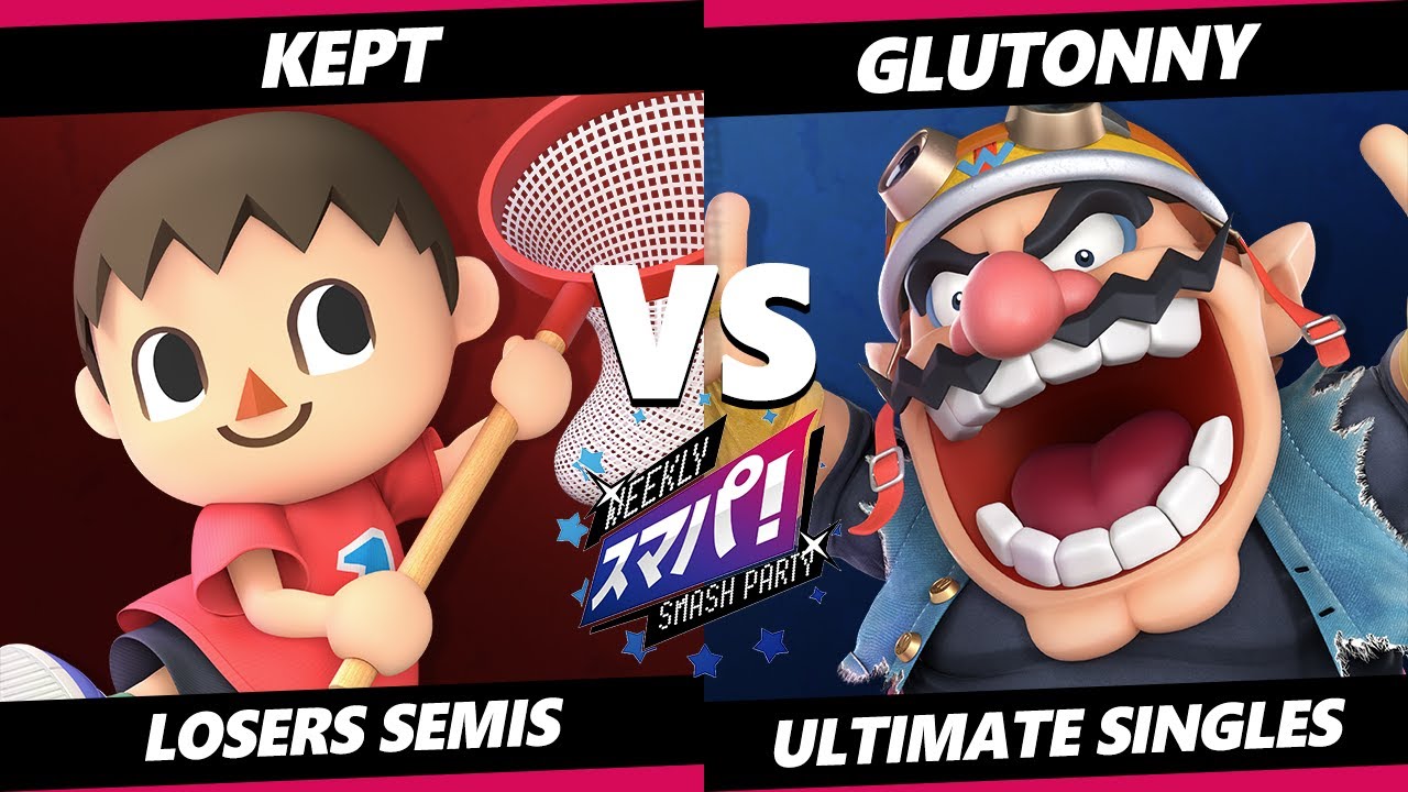 Sumapa 136 LOSERS SEMIS - kept (Villager) Vs. Glutonny (Wario) Smash Ultimate - SSBU