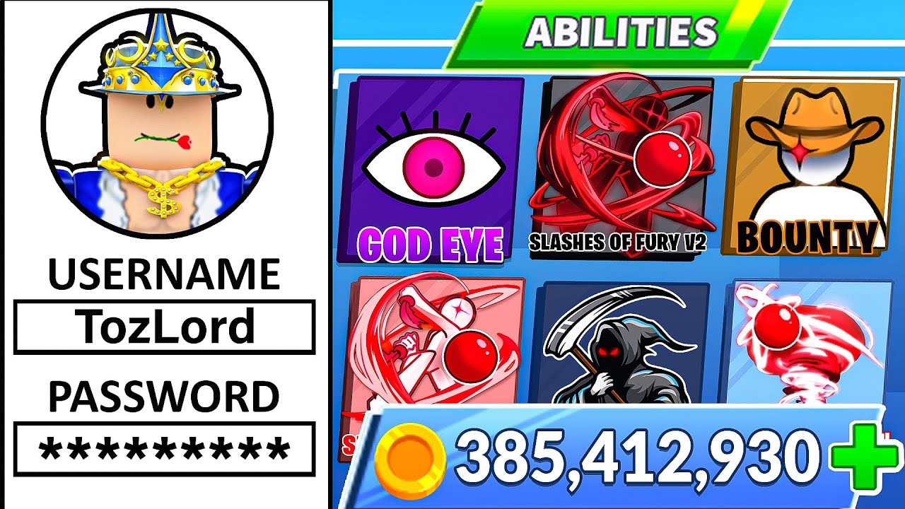 Logging On To SUBSCRIBERS Blade Ball Accounts.. HE HAD HACKS!!