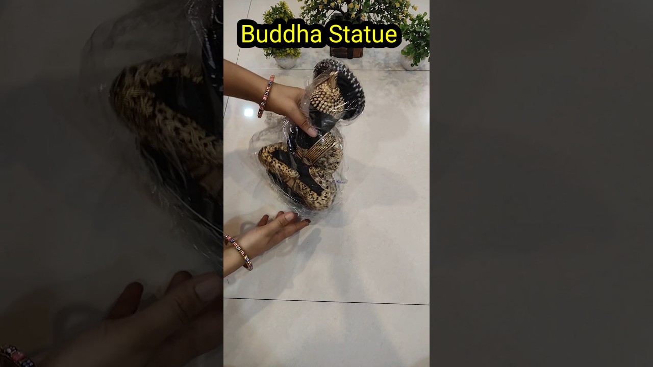 Meditating 🎎 Buddha Statue  Unboxing Video #ytshorts #showpiece #buddha #statue #unboxingvideo