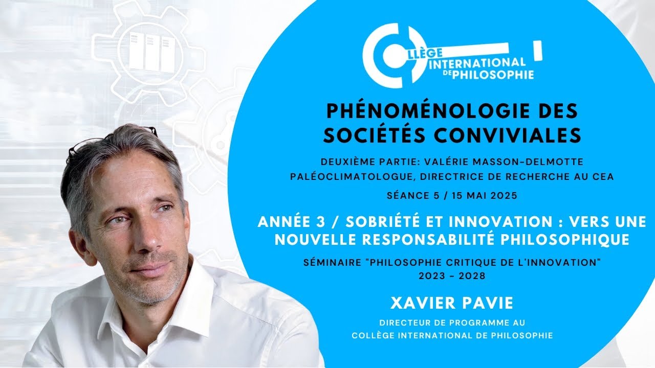 Phénoménologie des sociétés conviviales. PCI. Année 3. Séance 5