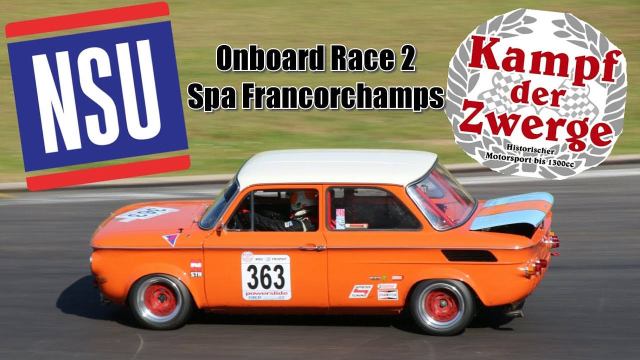 NSU TT Onboard- Rennen 2 Kampf der Zwerge Spa Race Festival