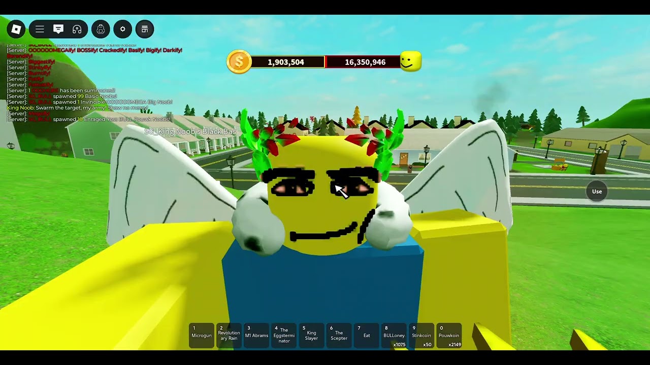 the bull birthday party in shoot and eat noobs part  3