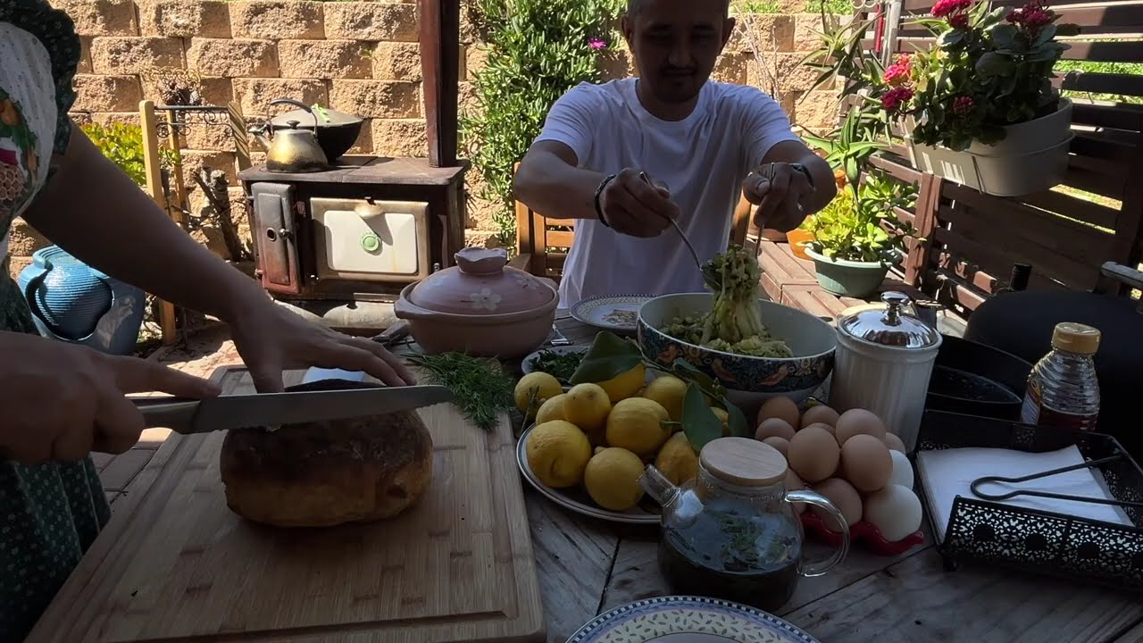 Watch This Rustic Outdoor Kitchen Come to Life With a Perfect Spring Meal!