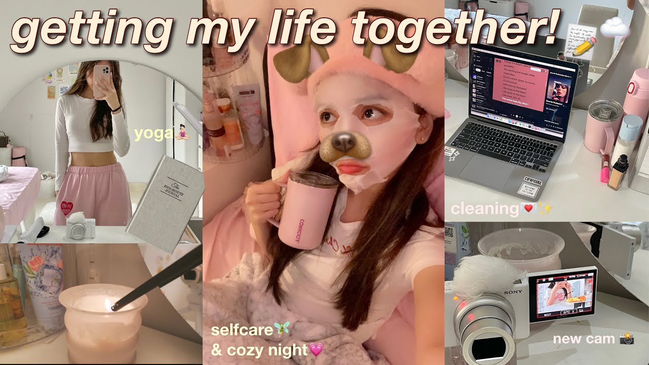 GETTING MY LIFE TOGETHER : hot girl summer routine, cleaning, journaling, selfcare, reset routine ♡