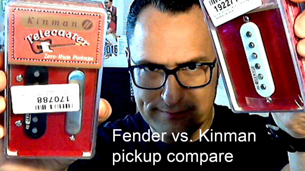 Fender Tex-Mex Telecaster vs. Kinman pickup compare