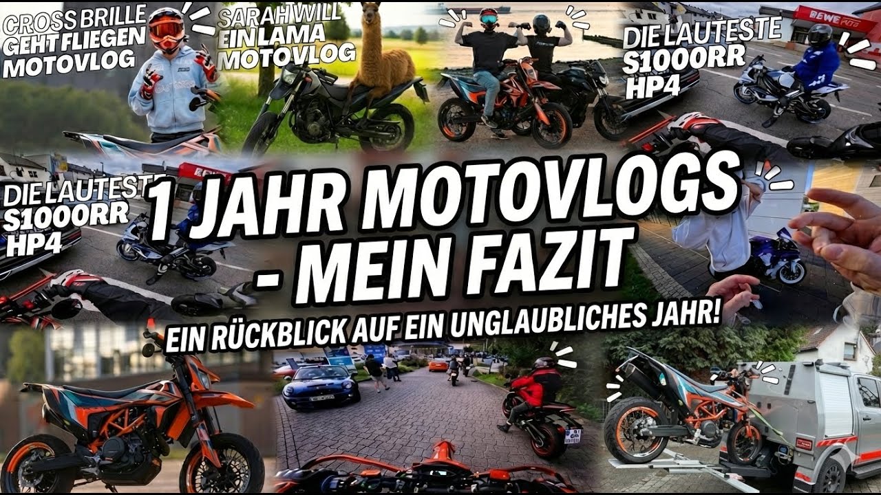 1 Jahr Motovlogs - Mein Fazit 🧐