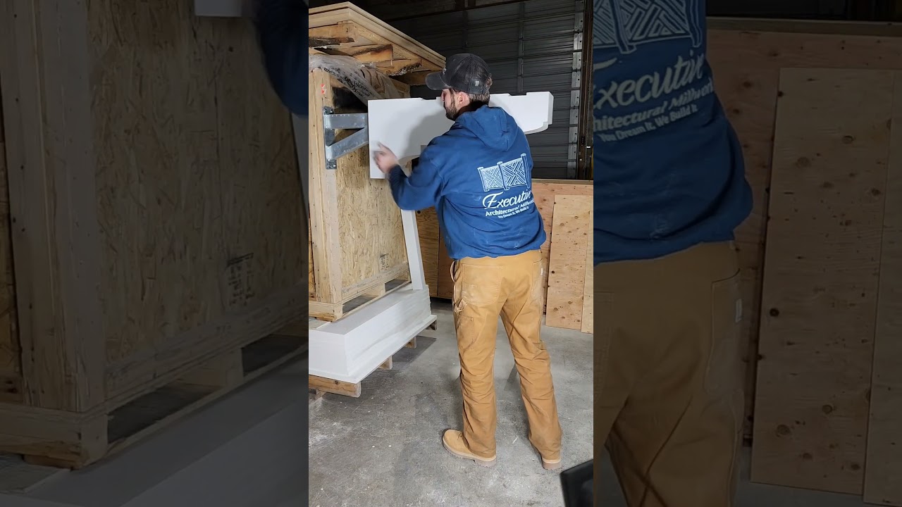 Structurally reinforced PVC Outriggers #architecture #steel  #azek #carpentry #pvcmillwork