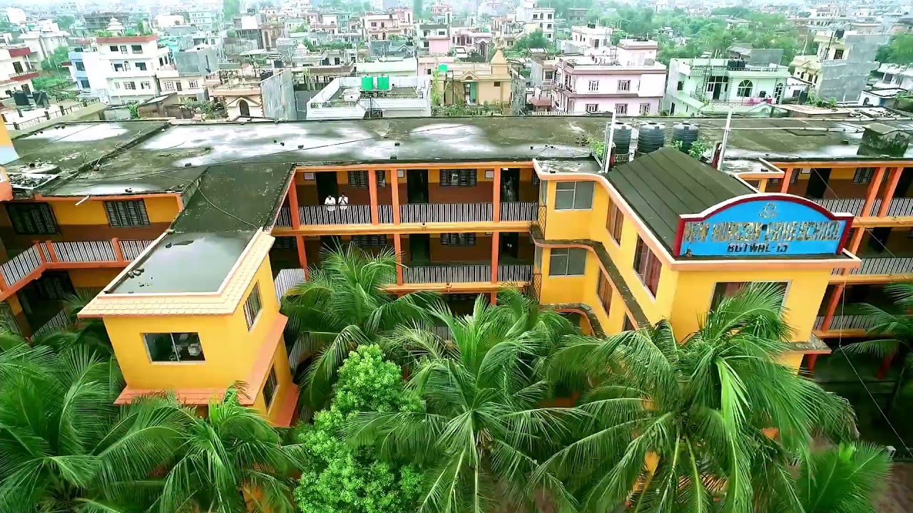 New Horizon School Butwal from Drone