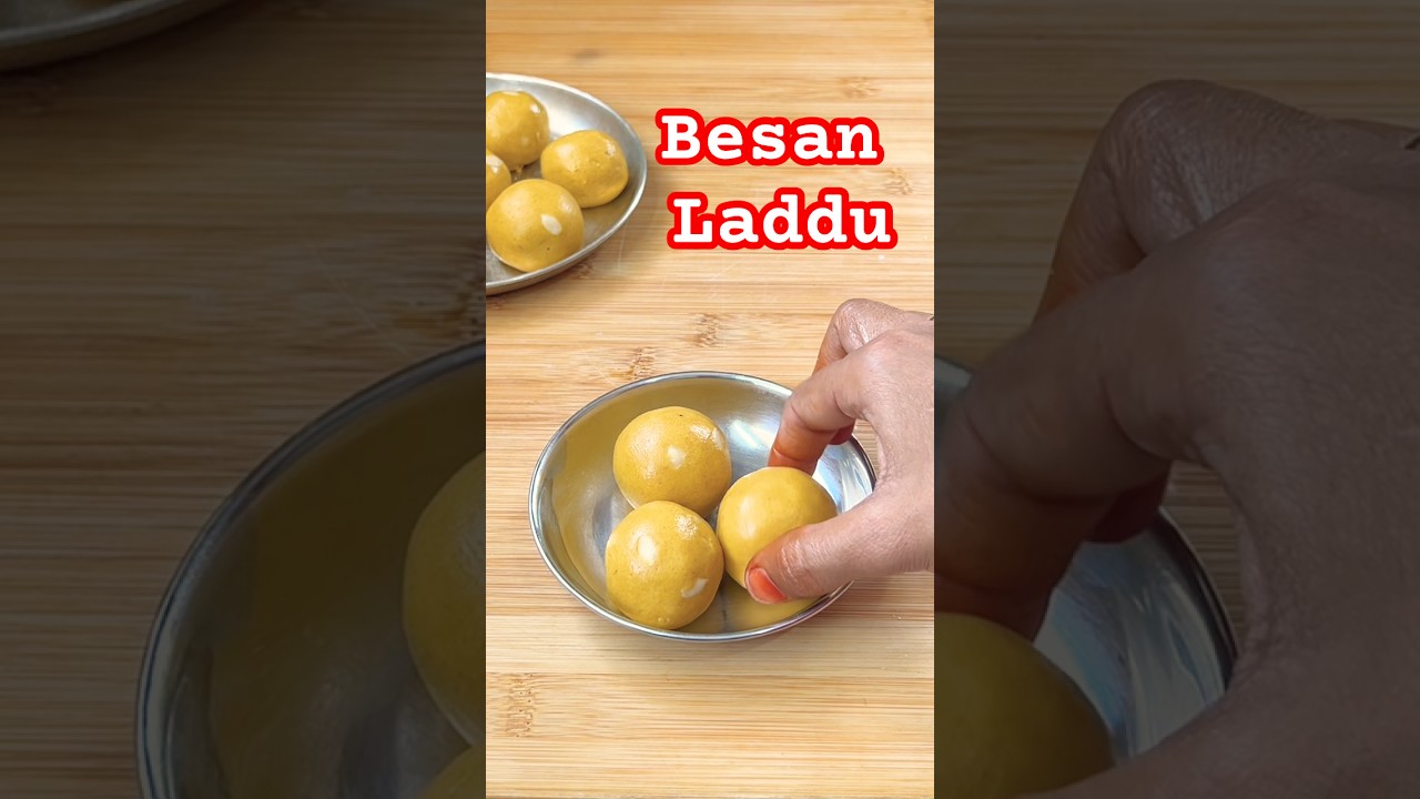 Easy sweet recipe | Besan Laddu Recipe | #shravaniskitchen