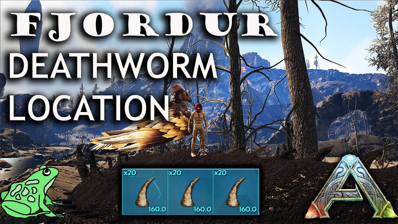 Fjordur Deathworm Horn Location - Where to find Death Worms on Fjordur
