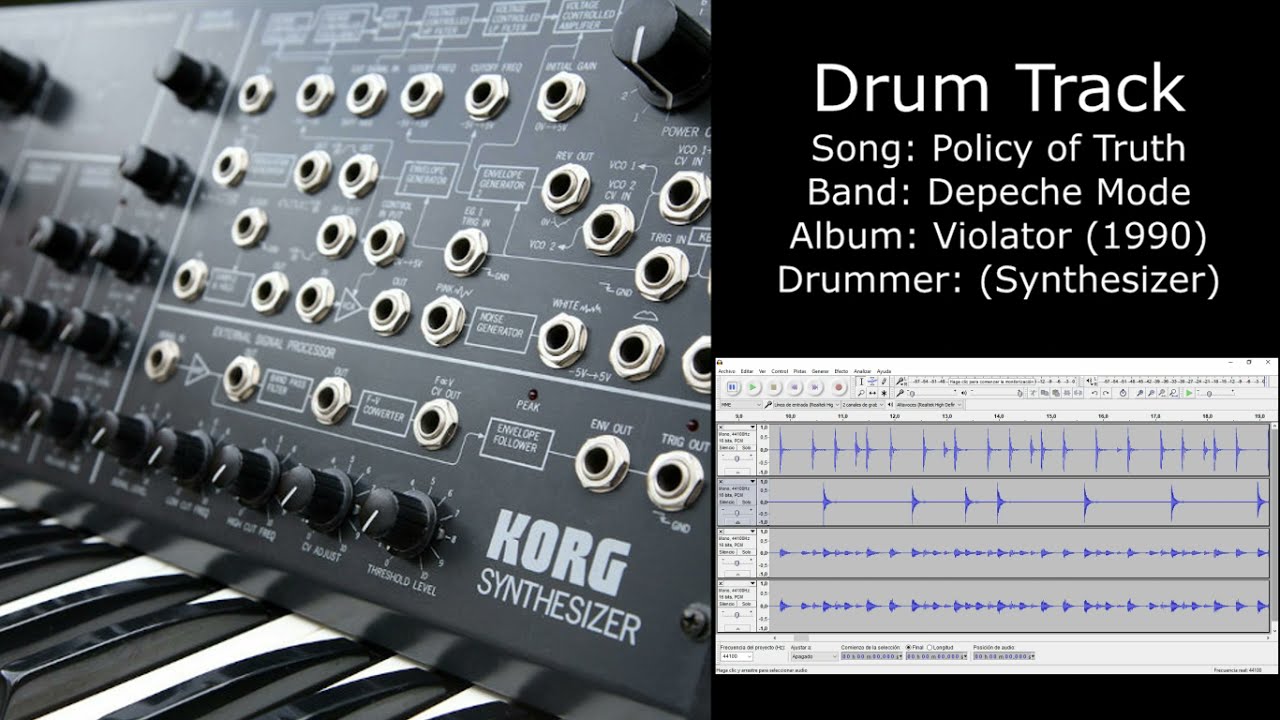 Policy of Truth (Depeche Mode) • Drum Track