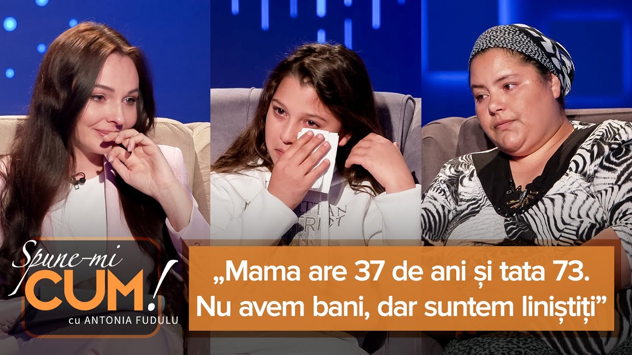 FETIȚA CARE GĂTEȘTE PENTRU FAMILIA EI - SARA PURCĂROIU - SPUNE-MI CUM! CU ANTONIA FUDULU