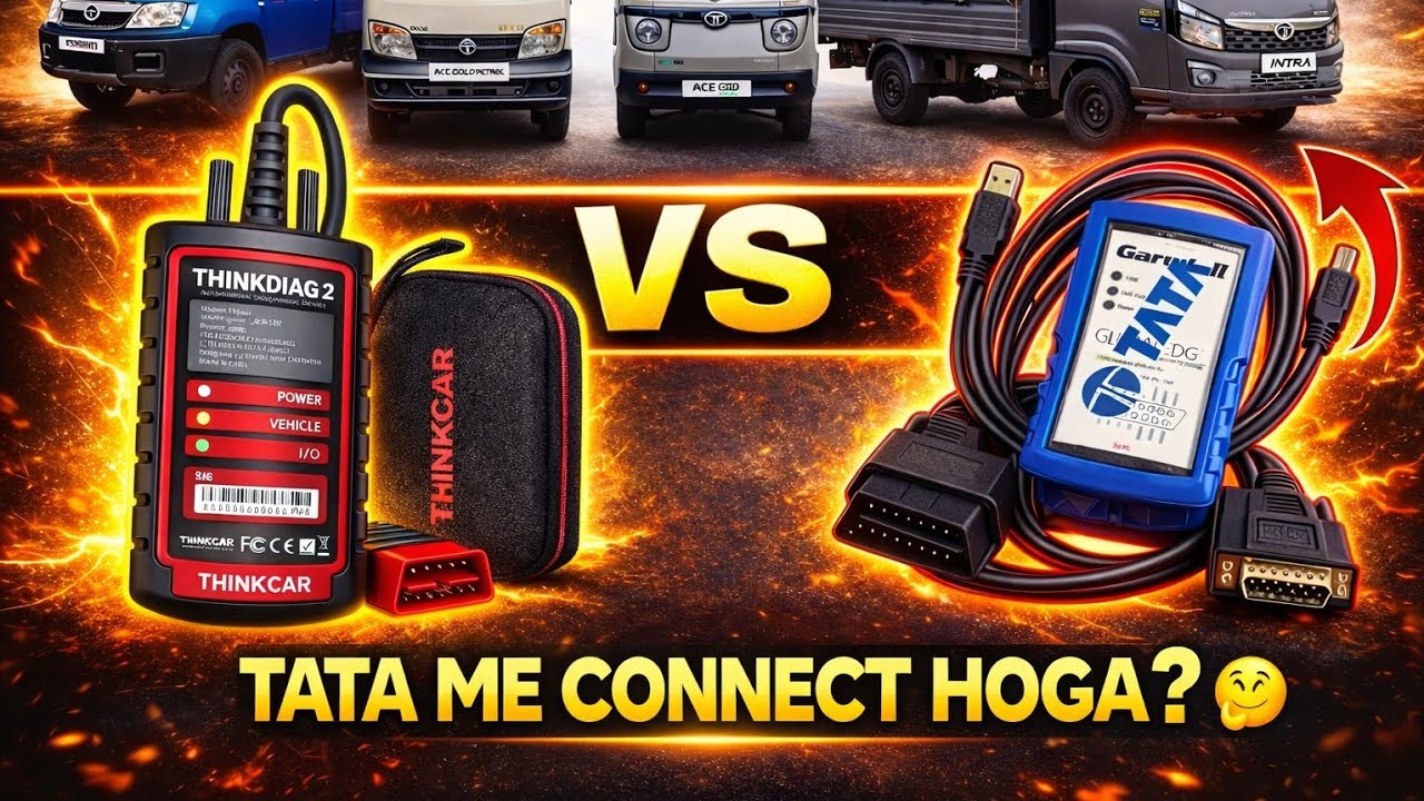 Kya Tata Ki Sabhi Gadiyon Me Scanner Connect Hota Hai? 🤔 | Thinkdiag vs Company Tool #thinkdiag