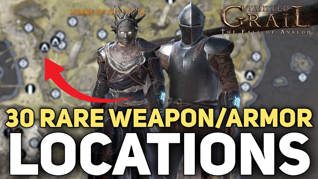 Tainted Grail - 30 Rare Items Locations (Best Weapons, Armor, Amulets) Part 2