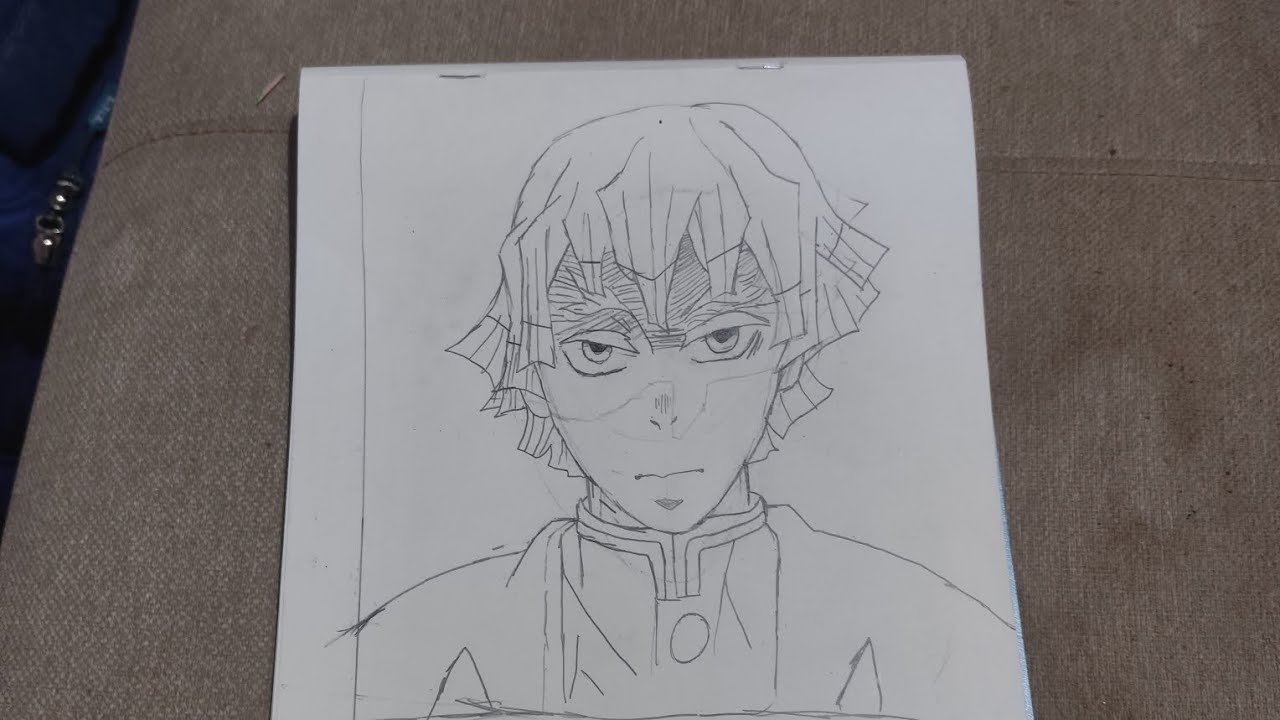 Zenitsu from demon slayer ( serious mode ) 