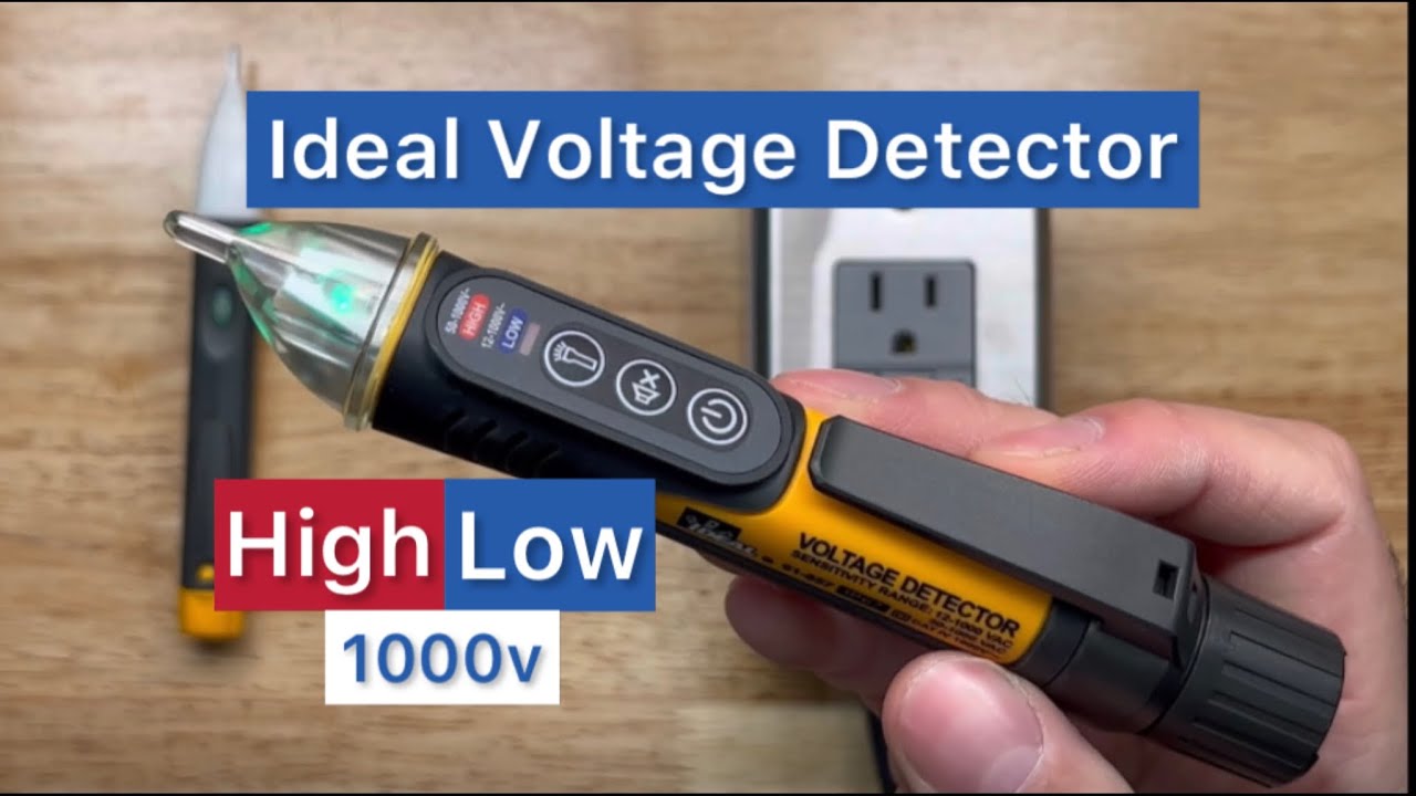 Идеальный тестер-детектор напряжения с Fluke Volt Alert, фонарик, высокое, низкое напряжение #ide...