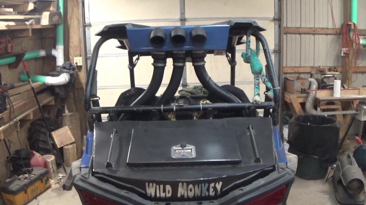 custom snorkel header: build