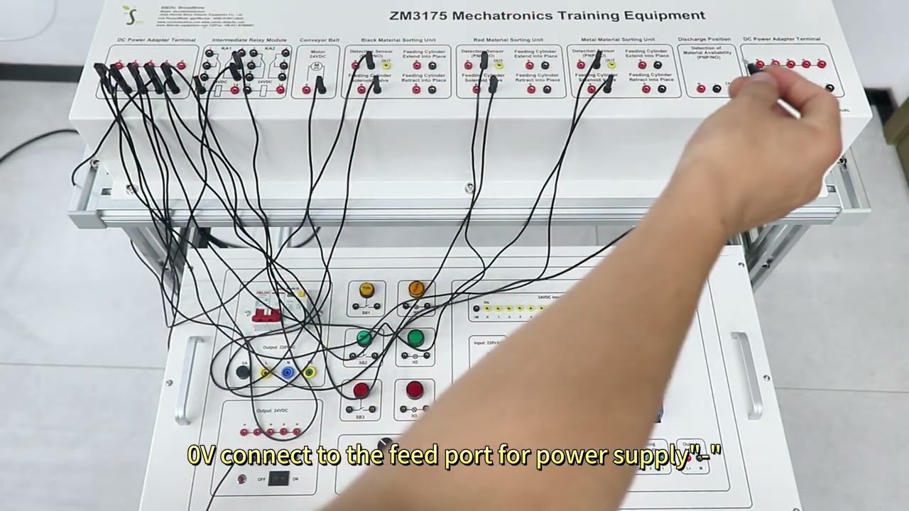 ZM3175 Automatic Sorting System Trainer Equipment Laboratory Mechatronics Training Equipment-SSEDU