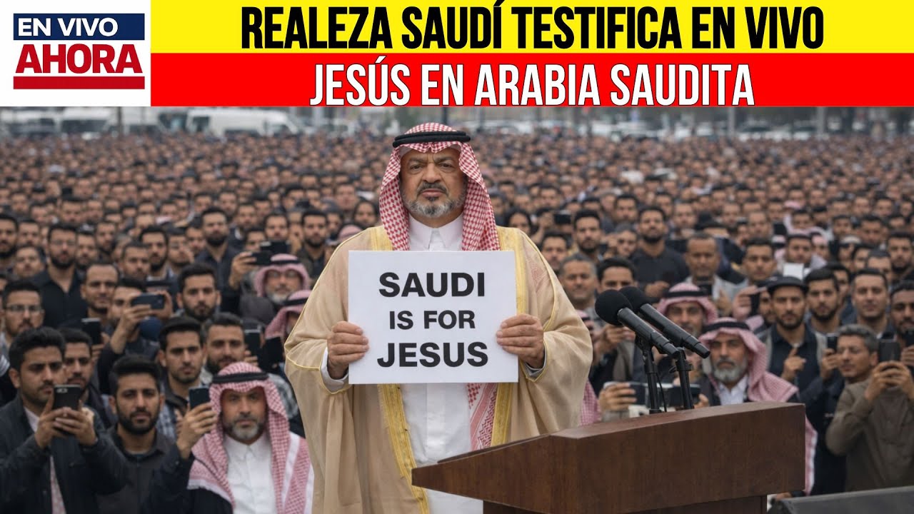 Musulmanes ven EN VIVO: un príncipe saudí da testimonio: “Jesús está en Arabia Saudita ahora mismo”!