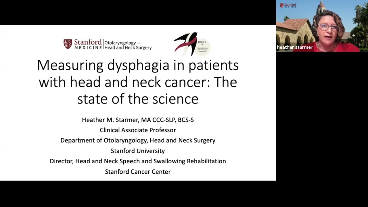 Measuring dysphagia in patients with head & neck cancer: The state of the science