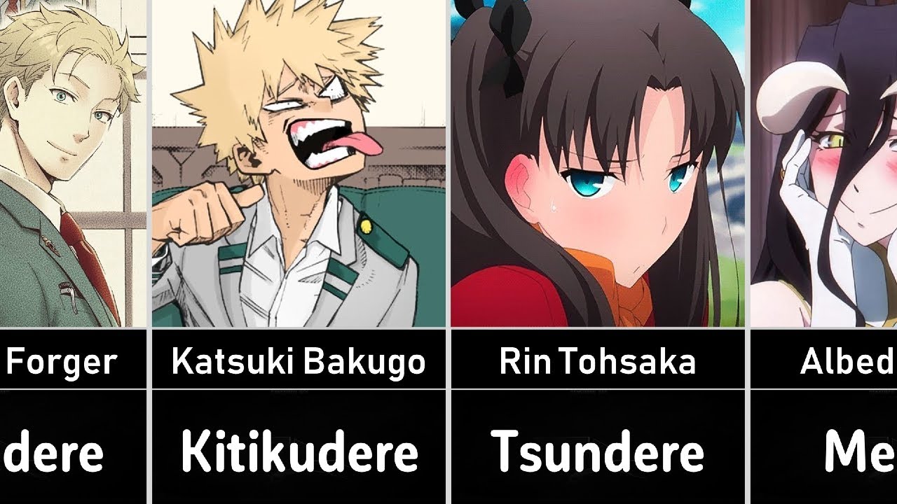 All Types of "Dere" in Anime