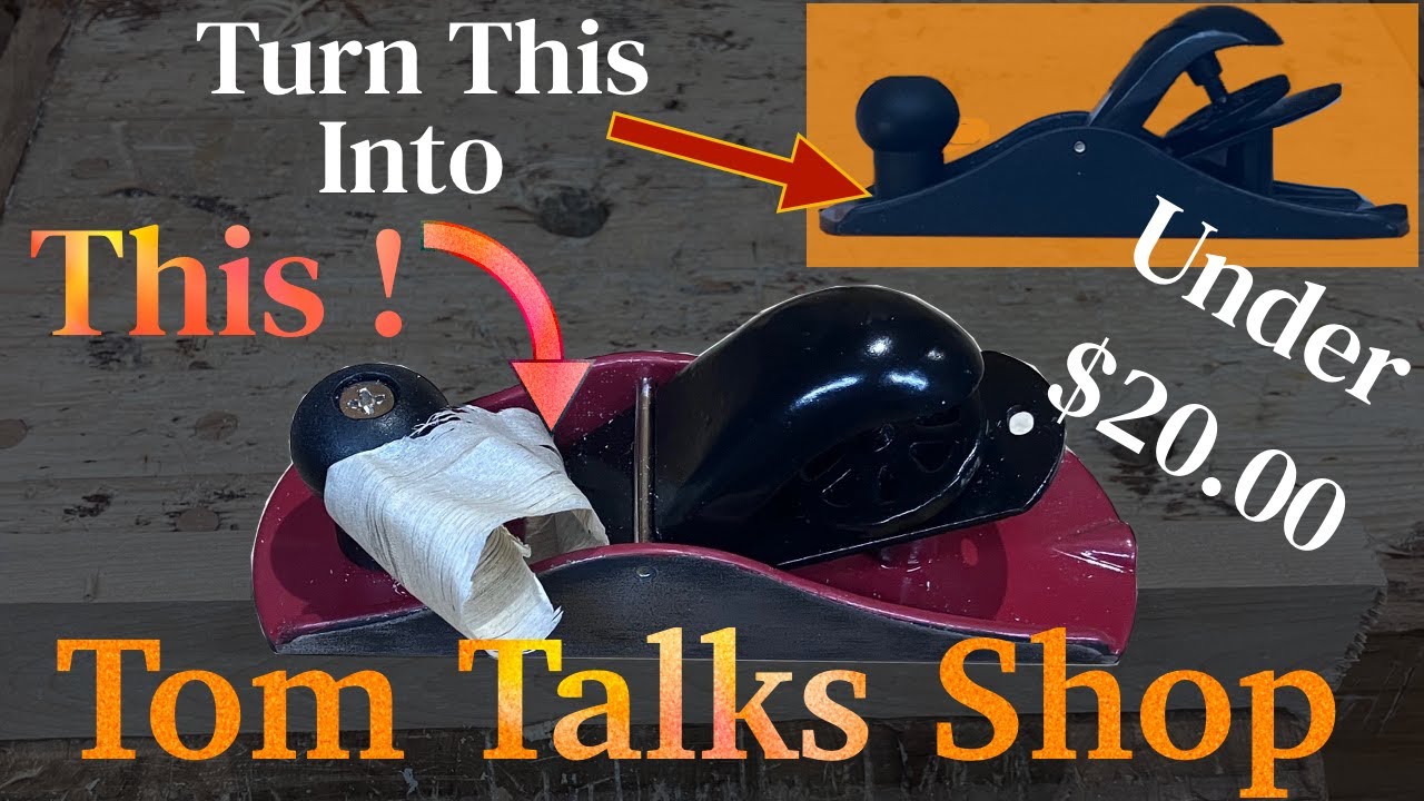 Turn A BIG BOX block plane into a GOOD and USABLE Tool for Under $20.00