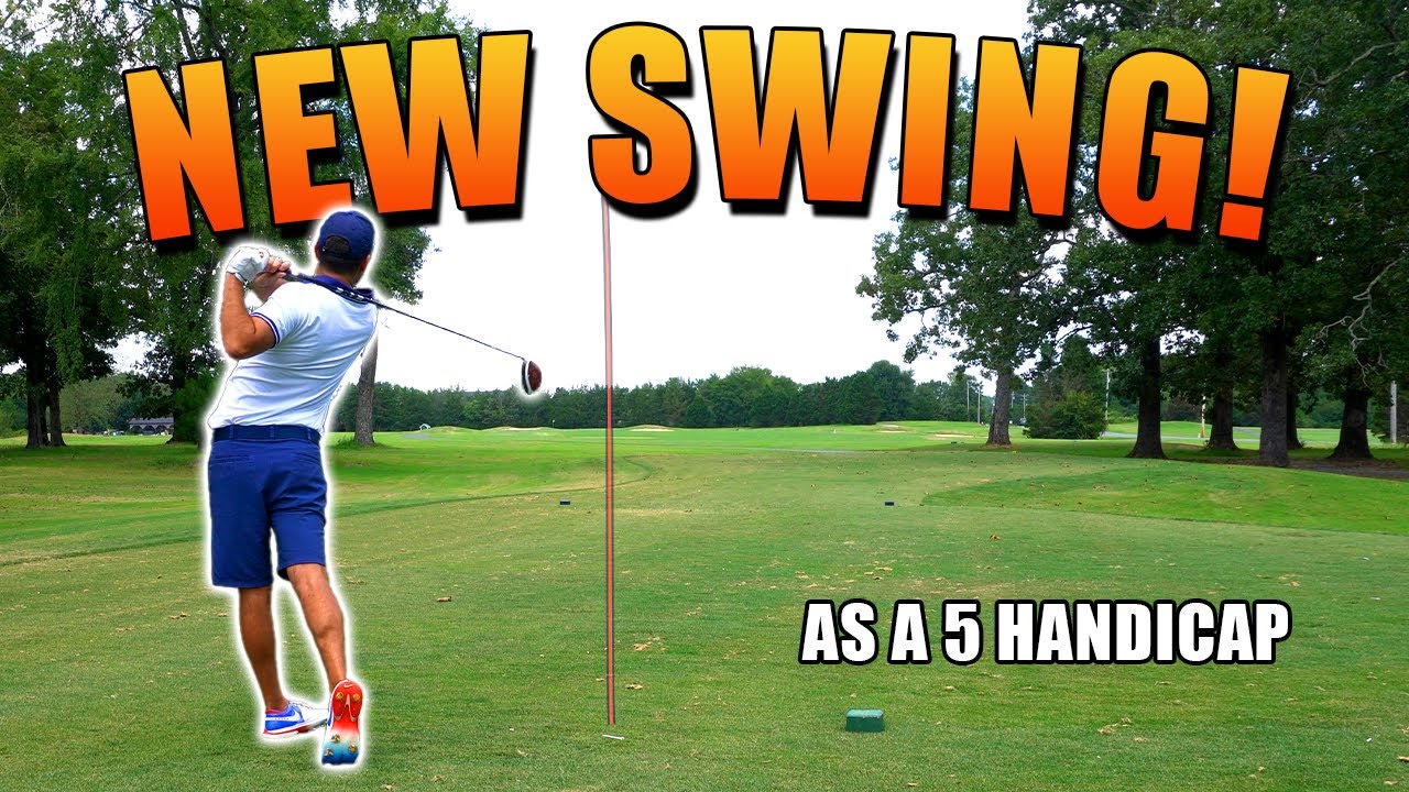 NEW SWING at Charlotte National (5 Handicap Golf)