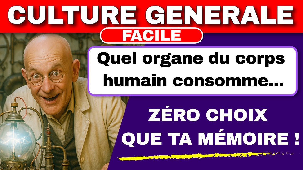 Teste ta mémoire avec ce quiz culture générale sans propositions !