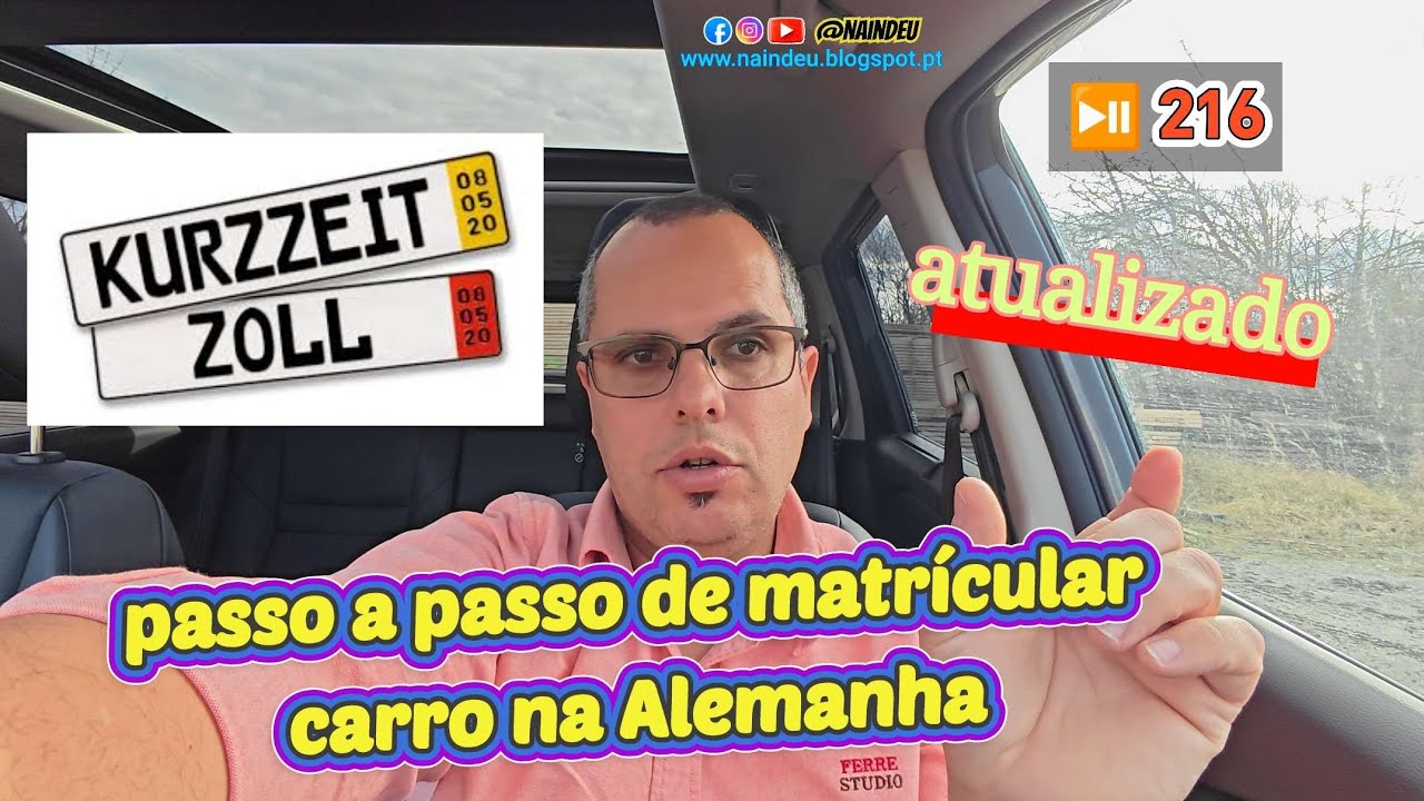 216) Como registrar Carro na Alemanha, também para exportação e dica para comprar Carro Novo