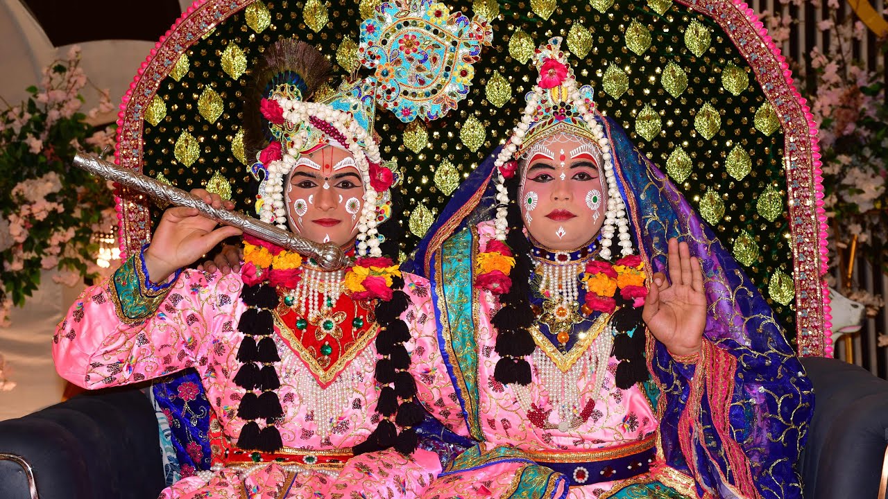 Live holi leela रासलीला का भव्य आयोजन श्री धाम वृंदावन मैं सर्वेश्वर रासलीला संस्थान