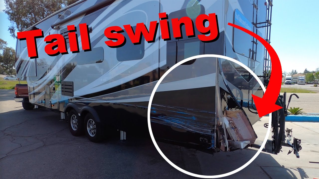 RV Life:  $25,000 damage to our camper | Don't let Tail Swing Wreck Your Camper | RV Insurance tips